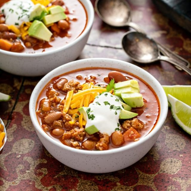 House Chili with Beans.